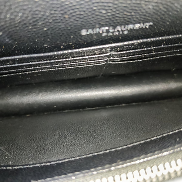 MONOGRAM WOC Chevron Calfskin Black