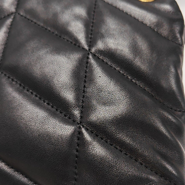 PUFFER TOY Mini Chevron Lambskin Black