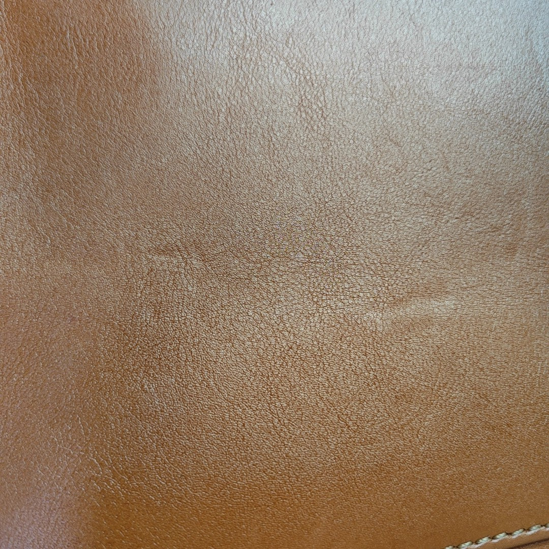 Calfskin Shoulder Bag Brown