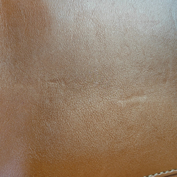 Calfskin Shoulder Bag Brown