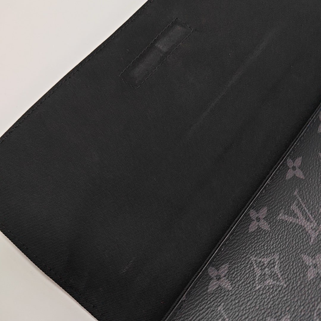 STEAMER Monogram Coated Canvas Black