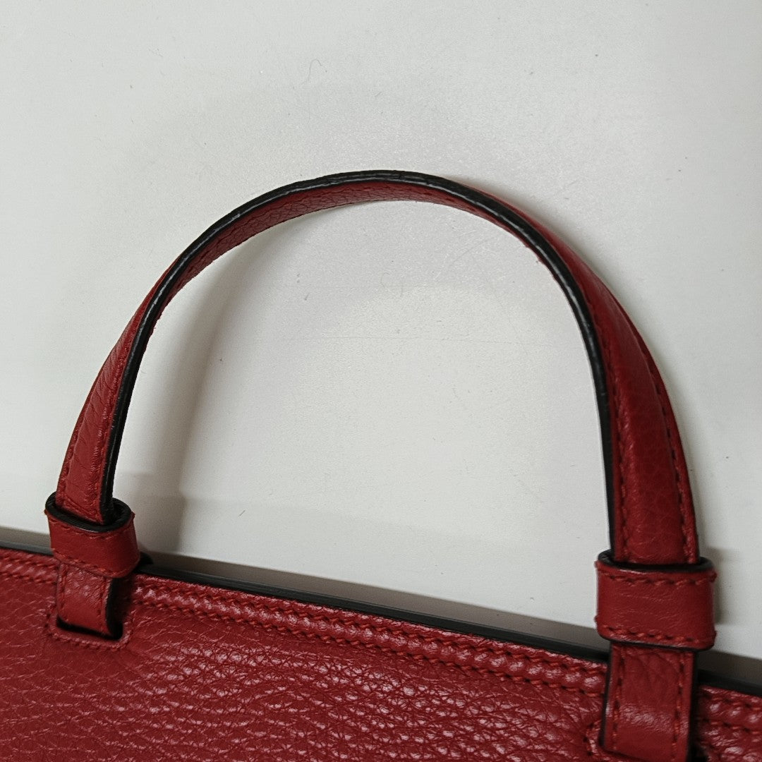 Daily Calfskin Red