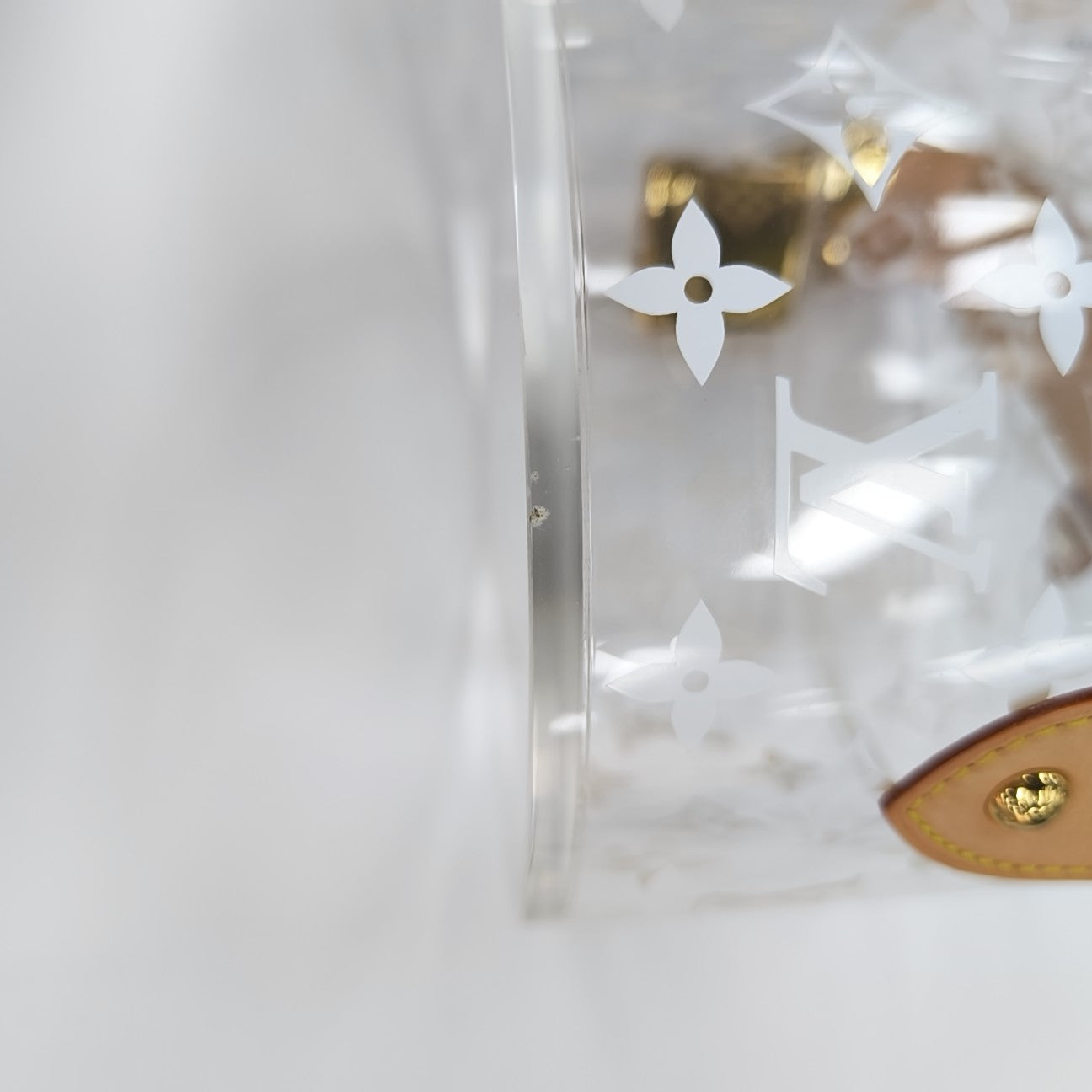 BOX SCOTT Monogram Plastic Clear