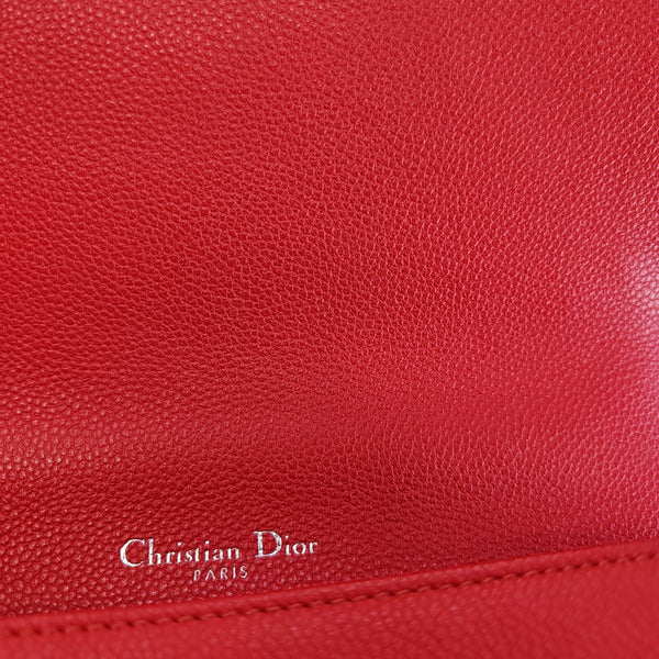 Diorama Small Cannage Calfskin Red