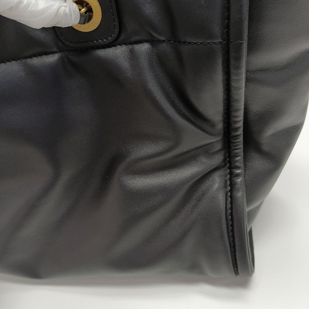 DEAUVILLE Small Calfskin Black