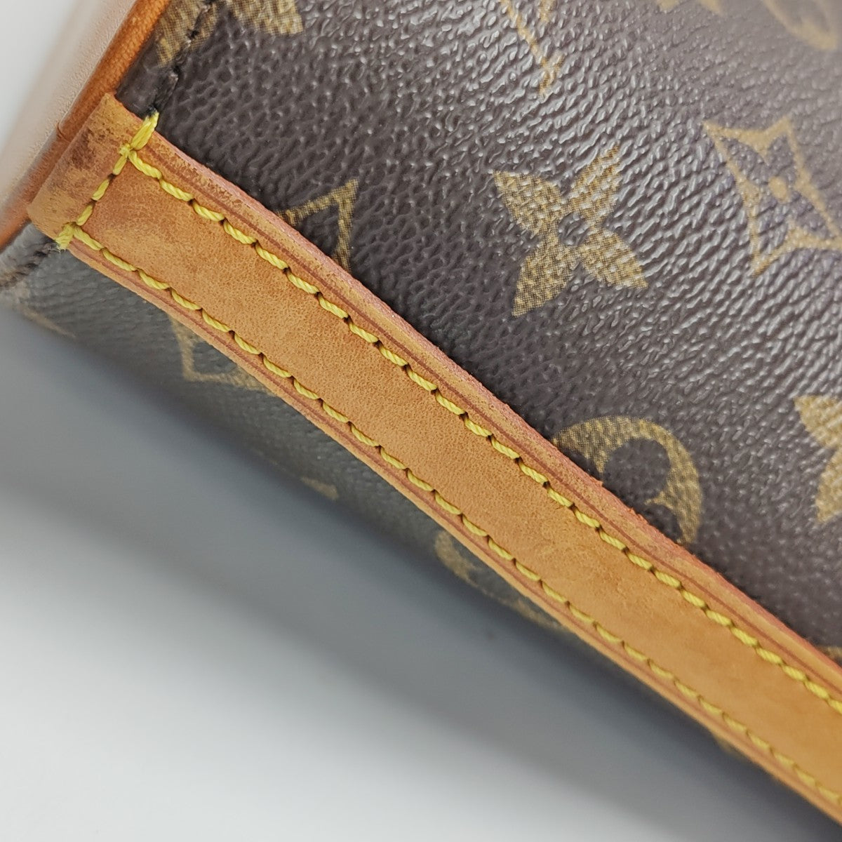 DROUOT Monogram Coated Canvas Brown