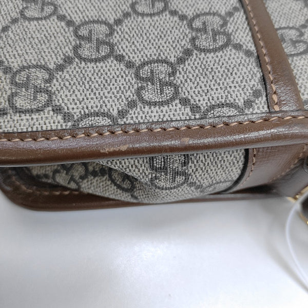 Bree Monogram Coated Canvas Beige