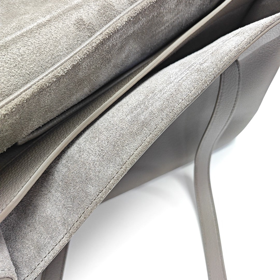 16 Medium Calfskin Gray