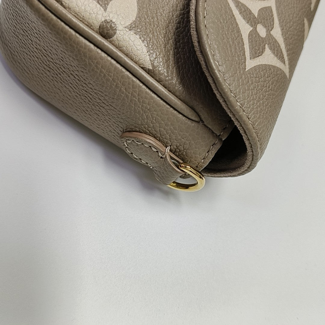 IVY Monogram Calfskin Gray