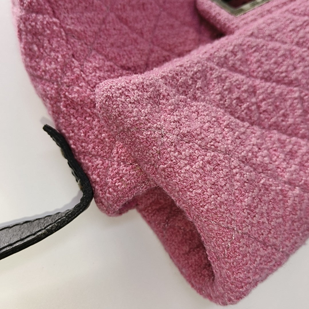 2.55 Maxi Quilted Wool Red