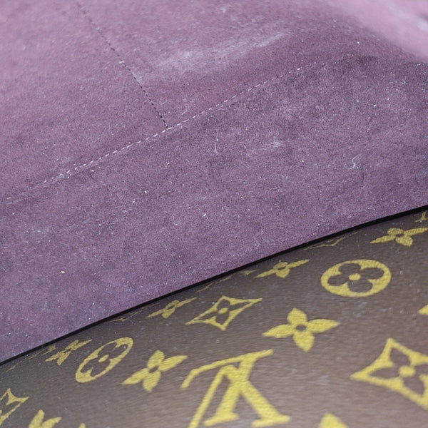 MONTAIGNE MM Monogram Coated Canvas Brown