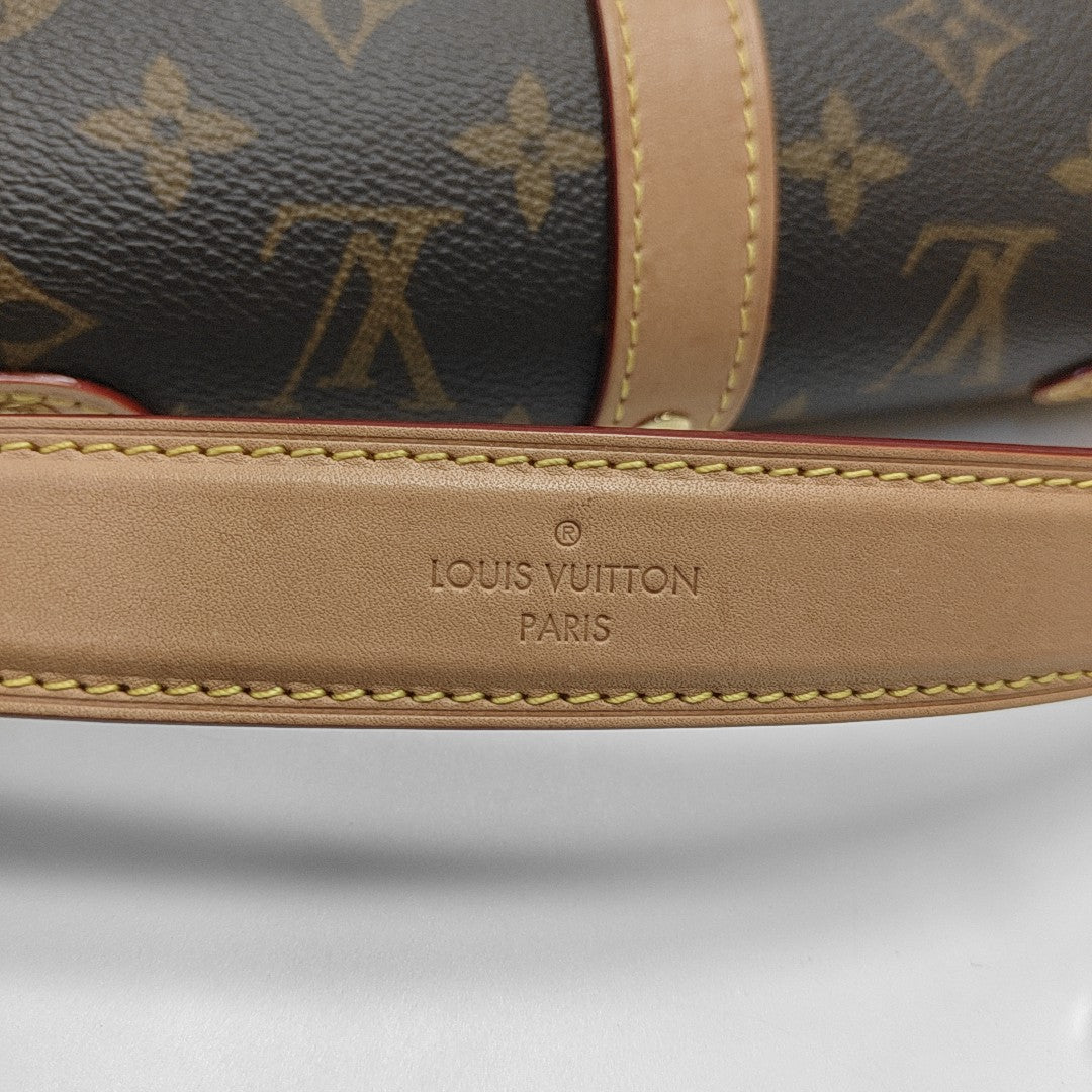 SAUMUR BB Monogram Coated Canvas Brown