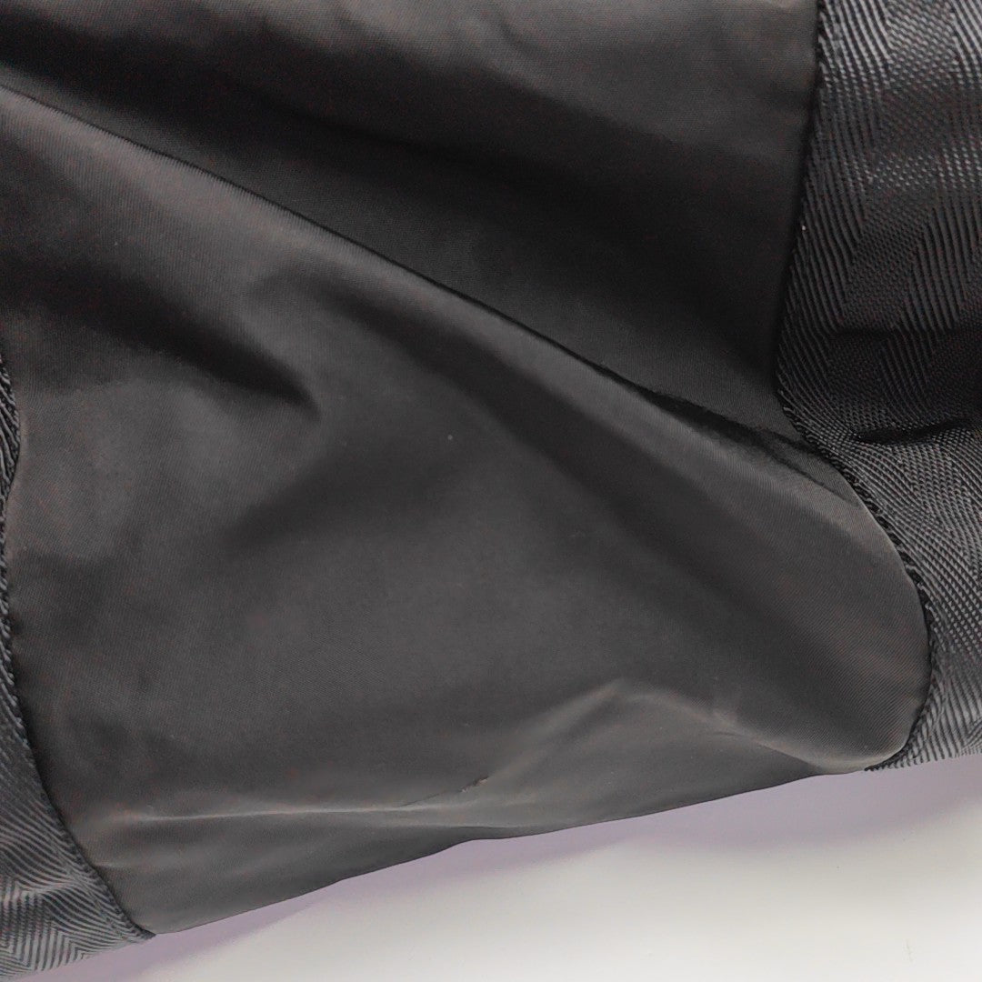 Nylon Shoulder Bag Black
