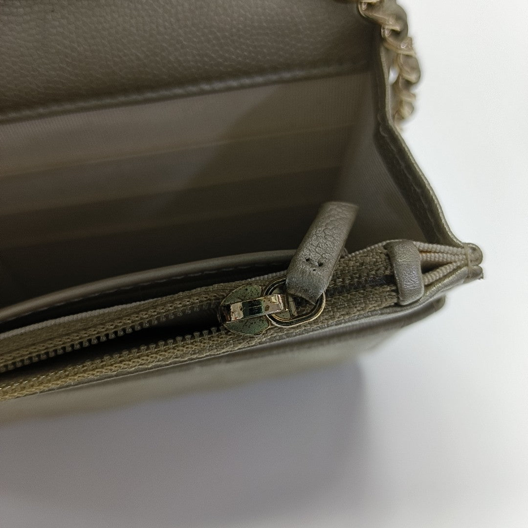 WOC Quilted Calfskin Beige