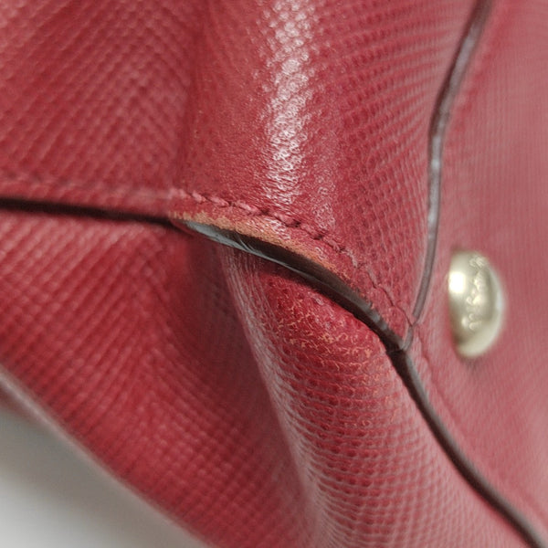Calfskin Shoulder Bag Red
