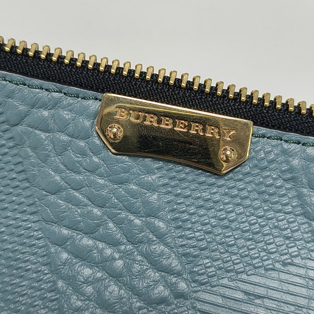 Calfskin Crossbody Bag Blue