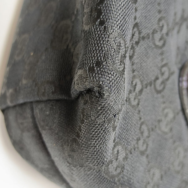 Monogram Canvas Top Handle Bag Black