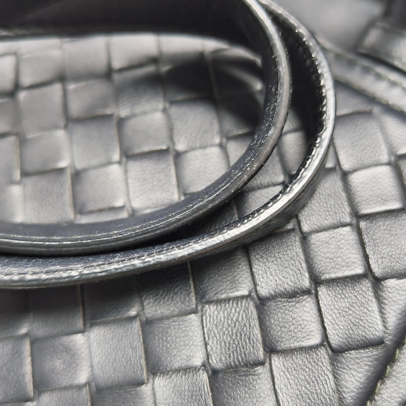 Lambskin Top Handle Bag Black