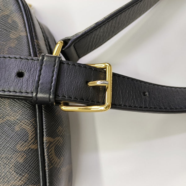 TRIOMPHE Medium Coated Canvas Black