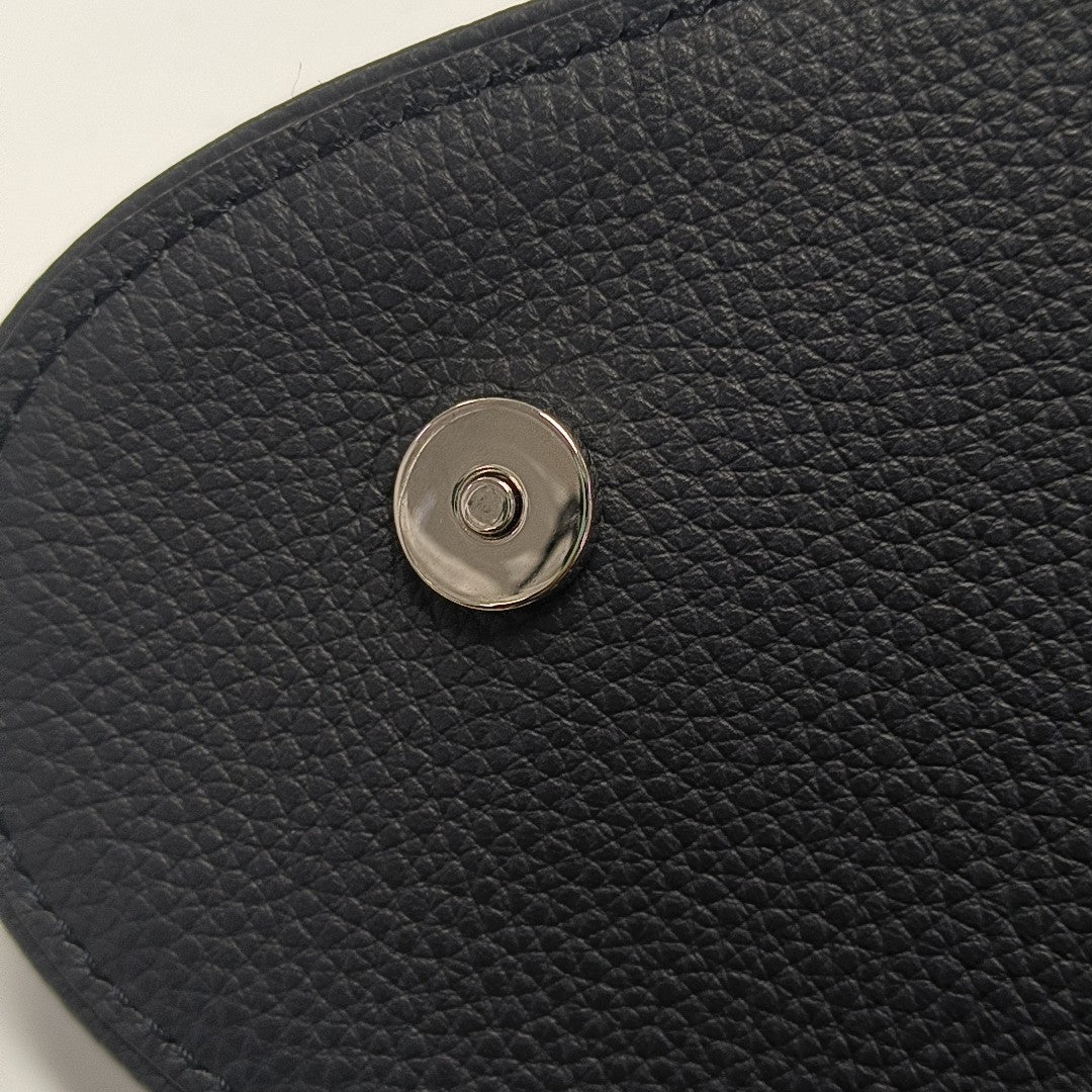 Saddle Medium Calfskin Blue