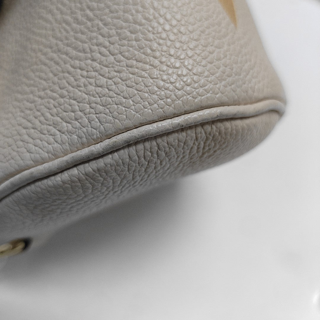 PAPILLON BB Monogram Calfskin Beige