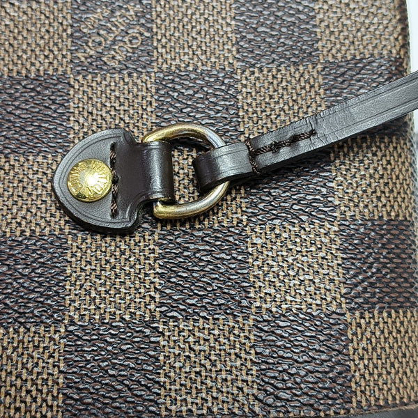 NEVERFULL MM Damier Ebene Coated Canvas Brown