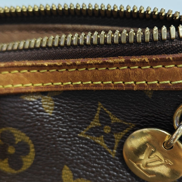 PALERMO PM Monogram Coated Canvas Brown