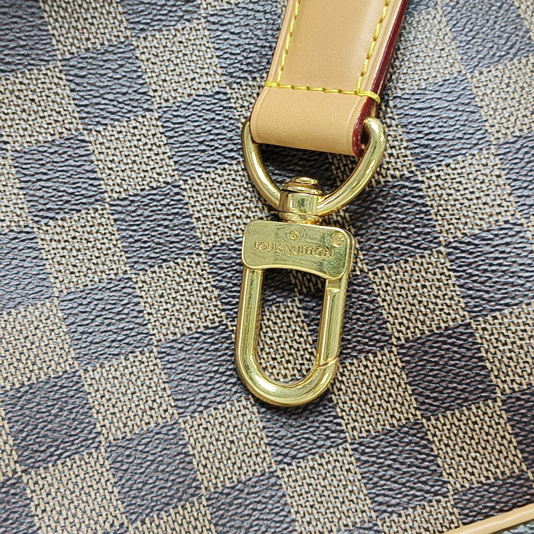 NIL Damier Ebene Coated Canvas Brown