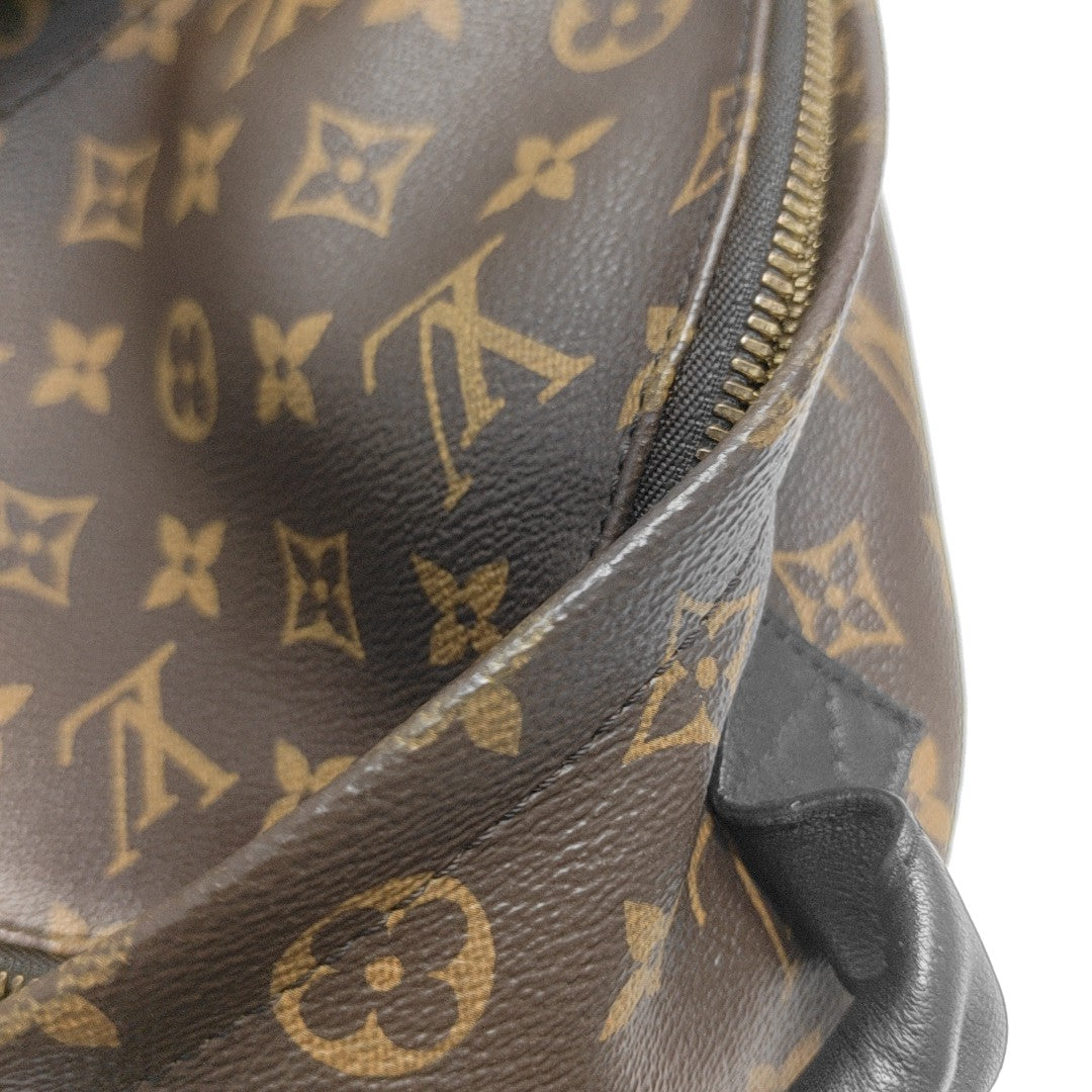 PALM SPRINGS PM Monogram Coated Canvas Brown