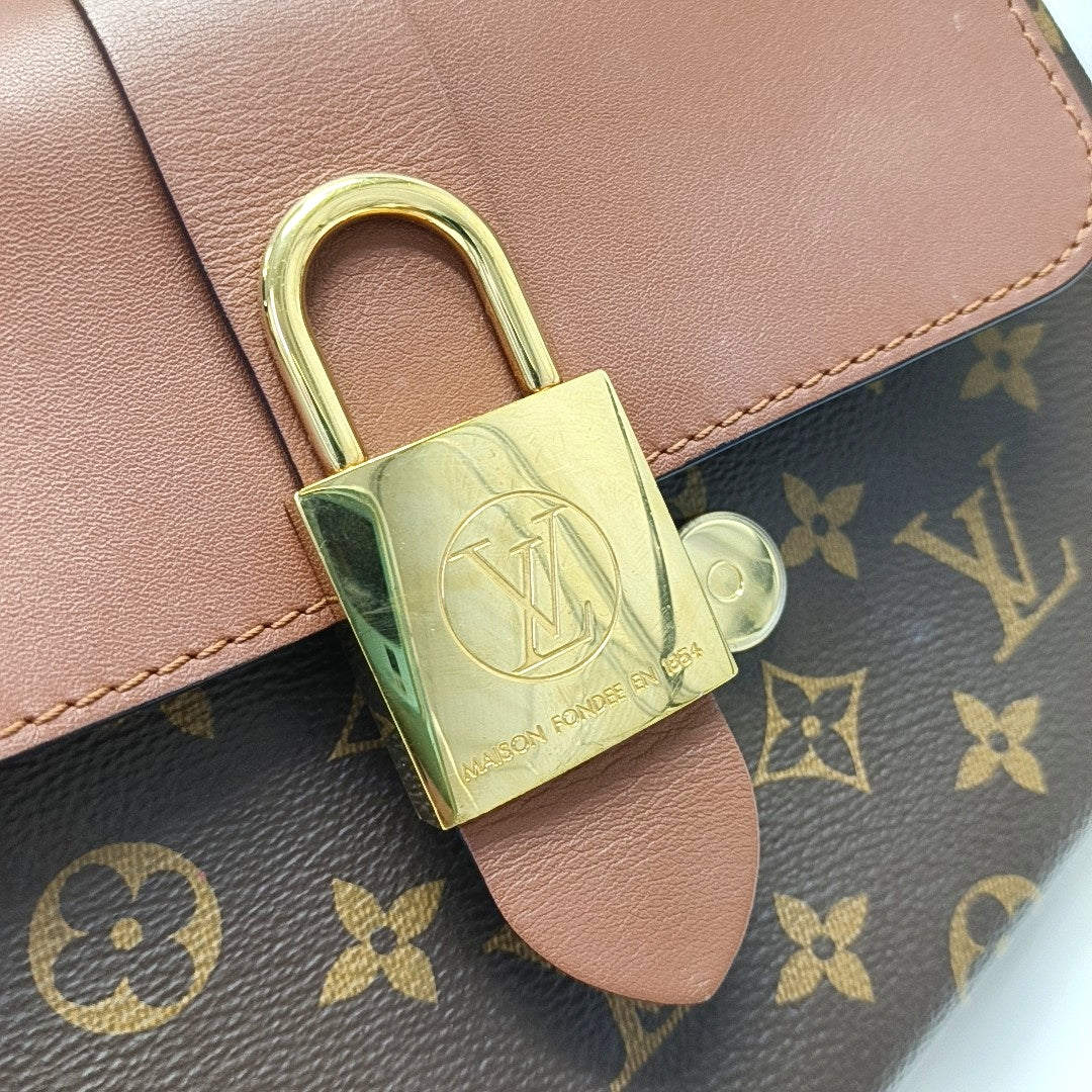 LOCKY BB Monogram Coated Canvas Brown