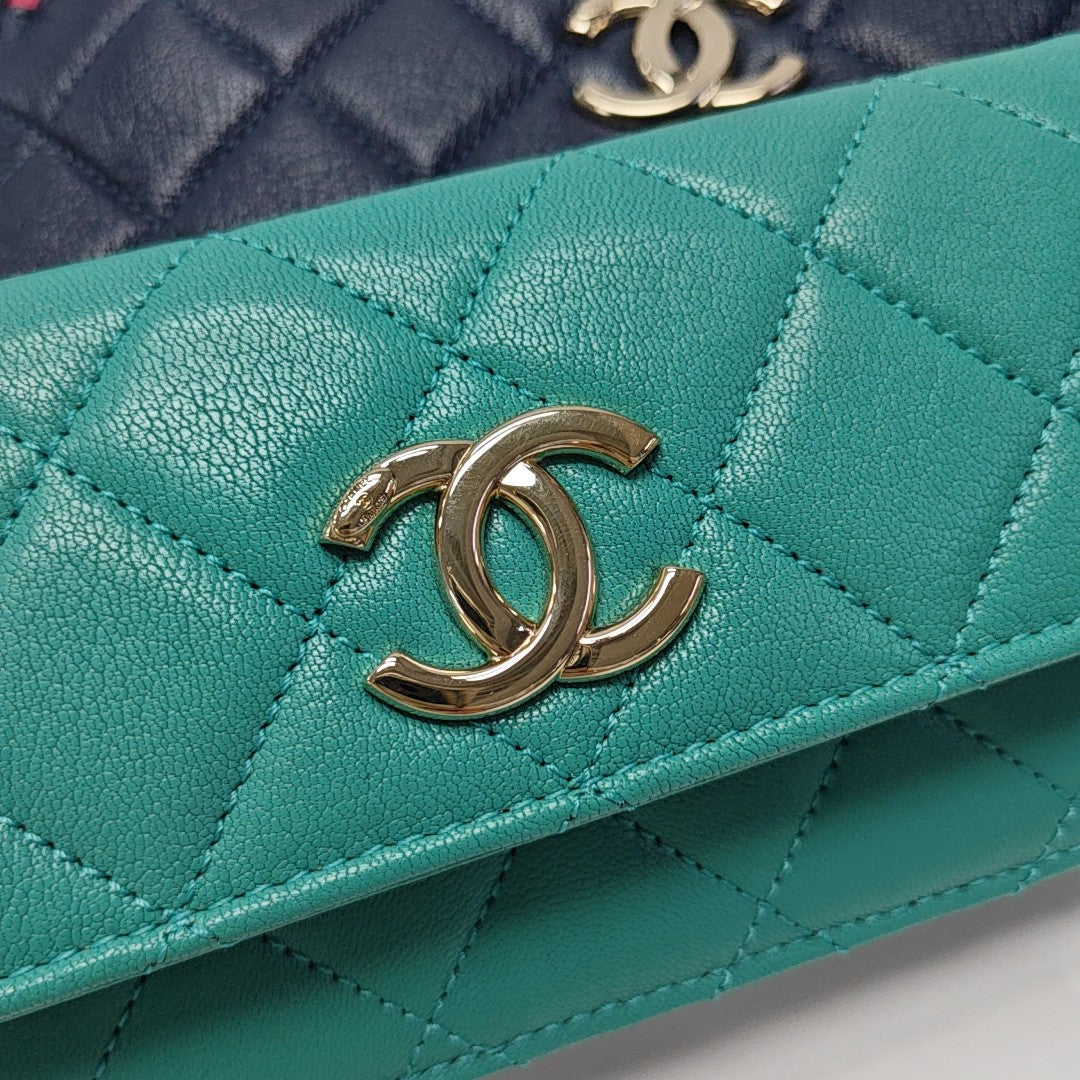 Quilted Lambskin Multicolor