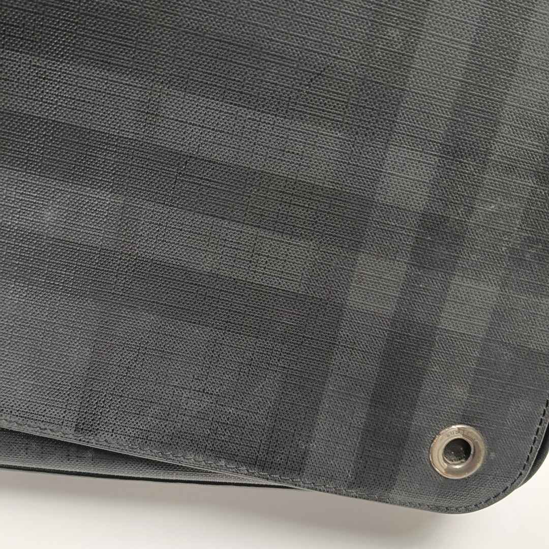 London Coated Canvas Black