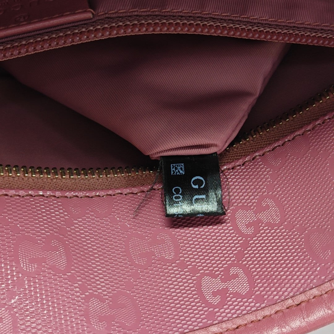 GG Imprime Monogram Coated Canvas Red