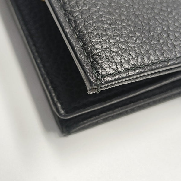 Animalier Large Calfskin Black Card Holder