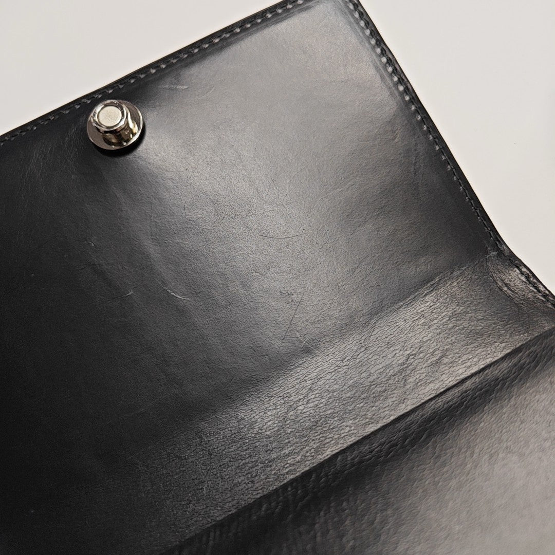 Calfskin Shoulder Bag Black