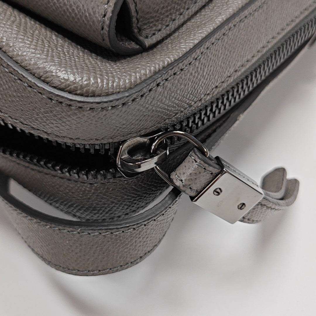 Calfskin Shoulder Bag Gray