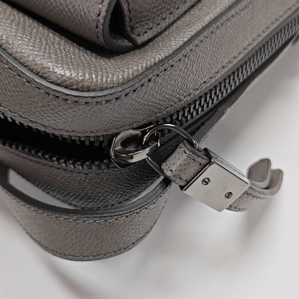 Calfskin Shoulder Bag Gray