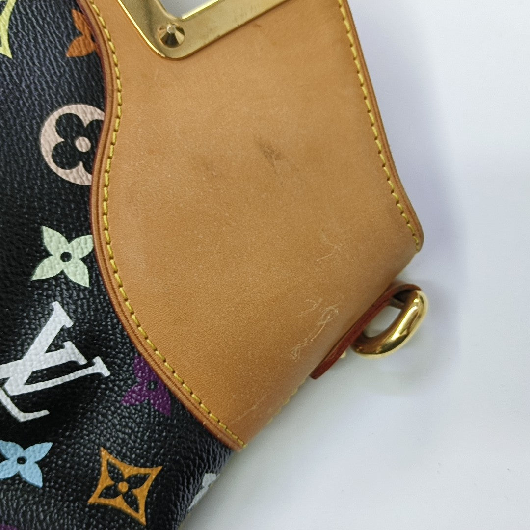LV × TM JUDY MM Monogram Coated Canvas Black
