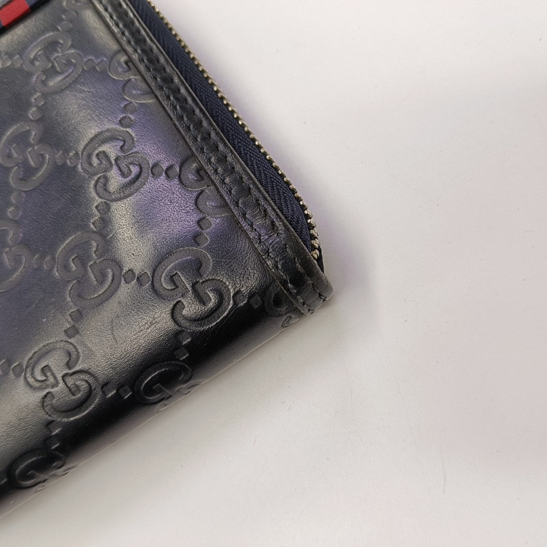 Monogram Calfskin Wallet Black