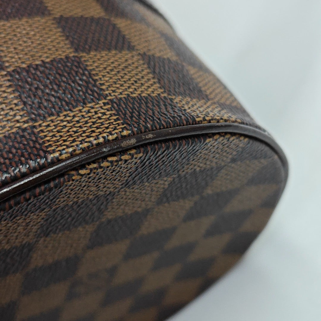 PAPILLON 30 Damier Ebene Coated Canvas Brown