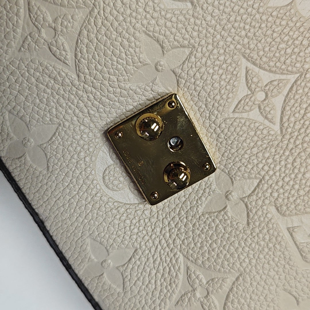MADELEINE Nano Monogram Calfskin Beige