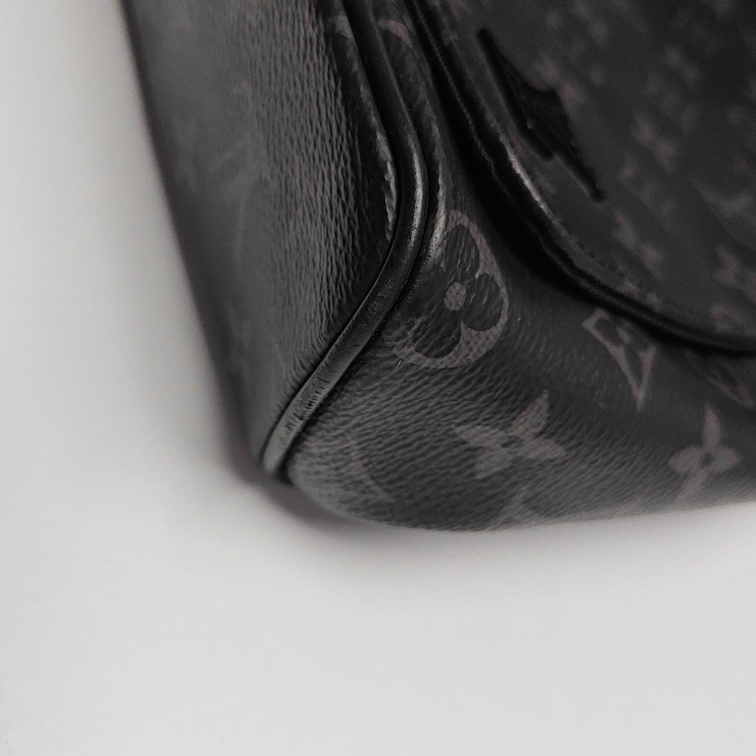 DISTRICT MM Monogram Coated Canvas Black