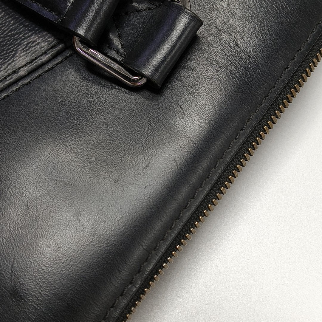 EXPLORER Monogram Coated Canvas Black