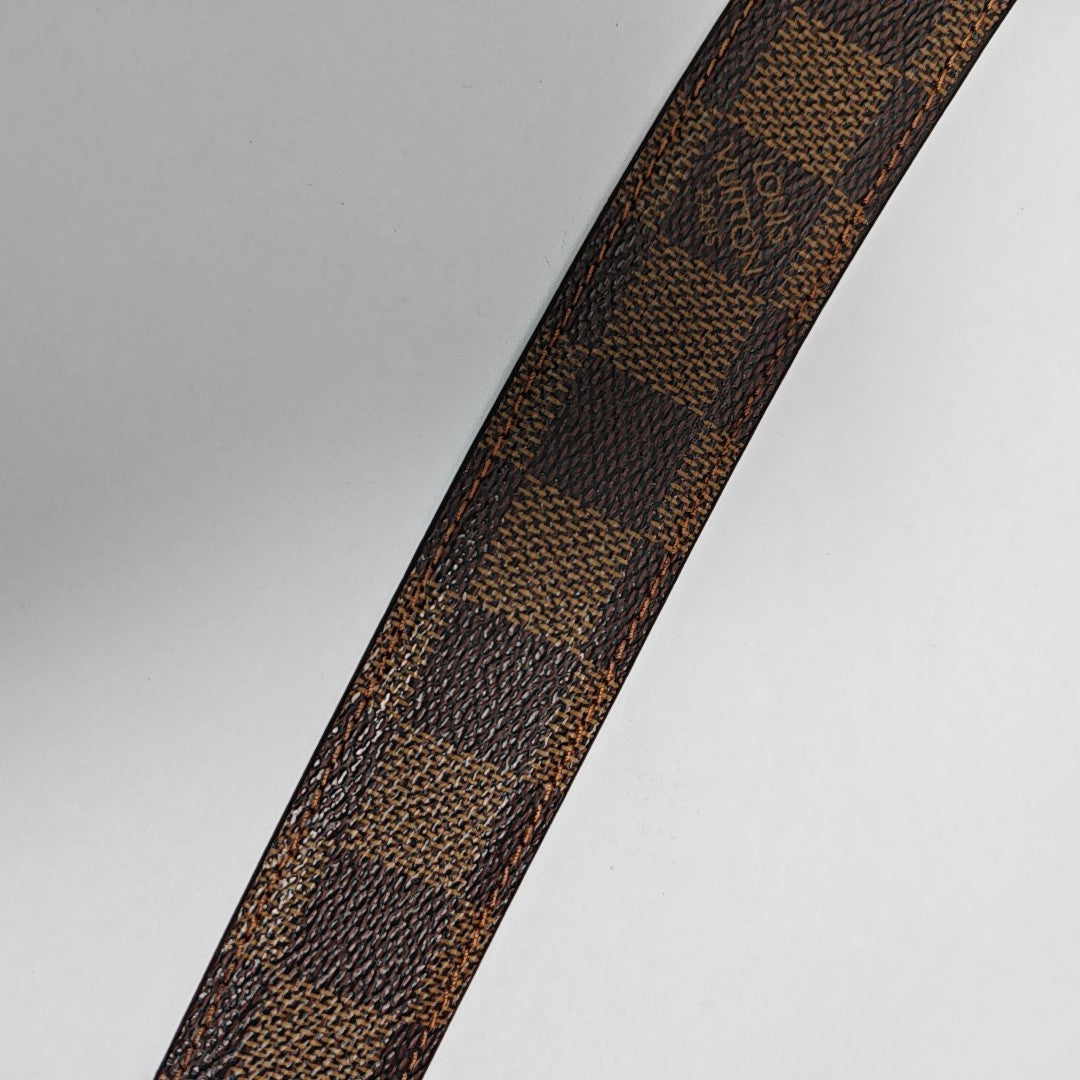 Coated Canvas Belt Brown