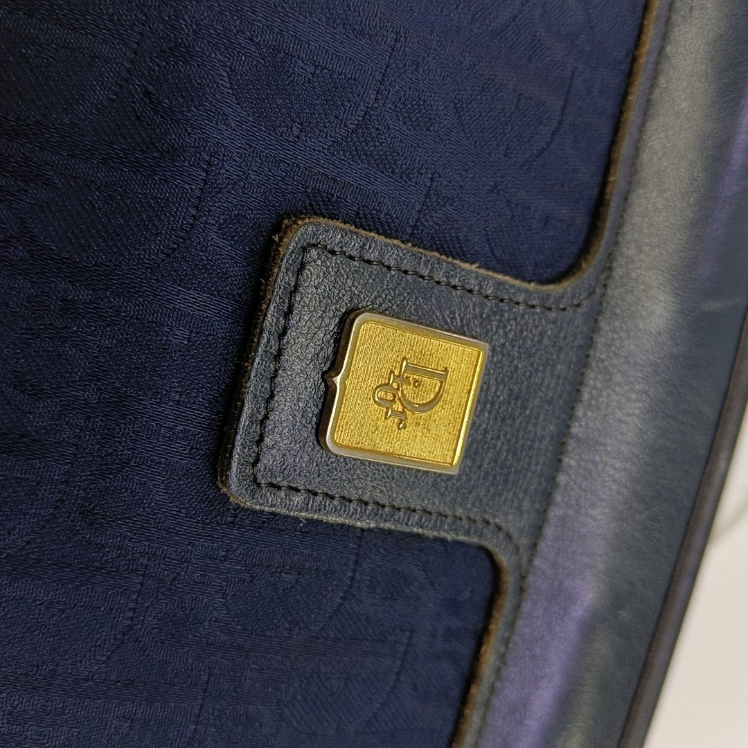 Vintage Honeycomb Oblique Canvas Blue