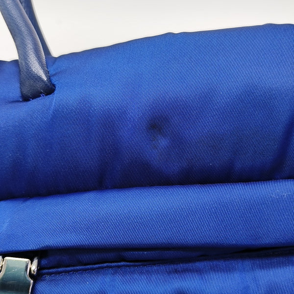 Nylon Quilted Nylon Blue