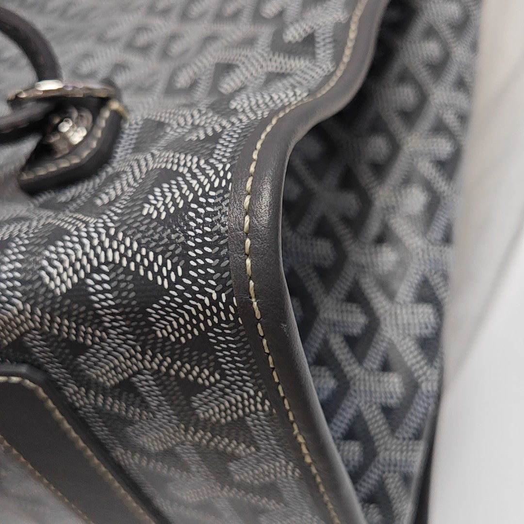 Saint Léger Coated Canvas Gray