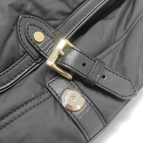 Nylon Shoulder Bag Black