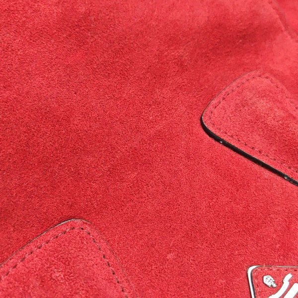 Glace Calf Suede Red