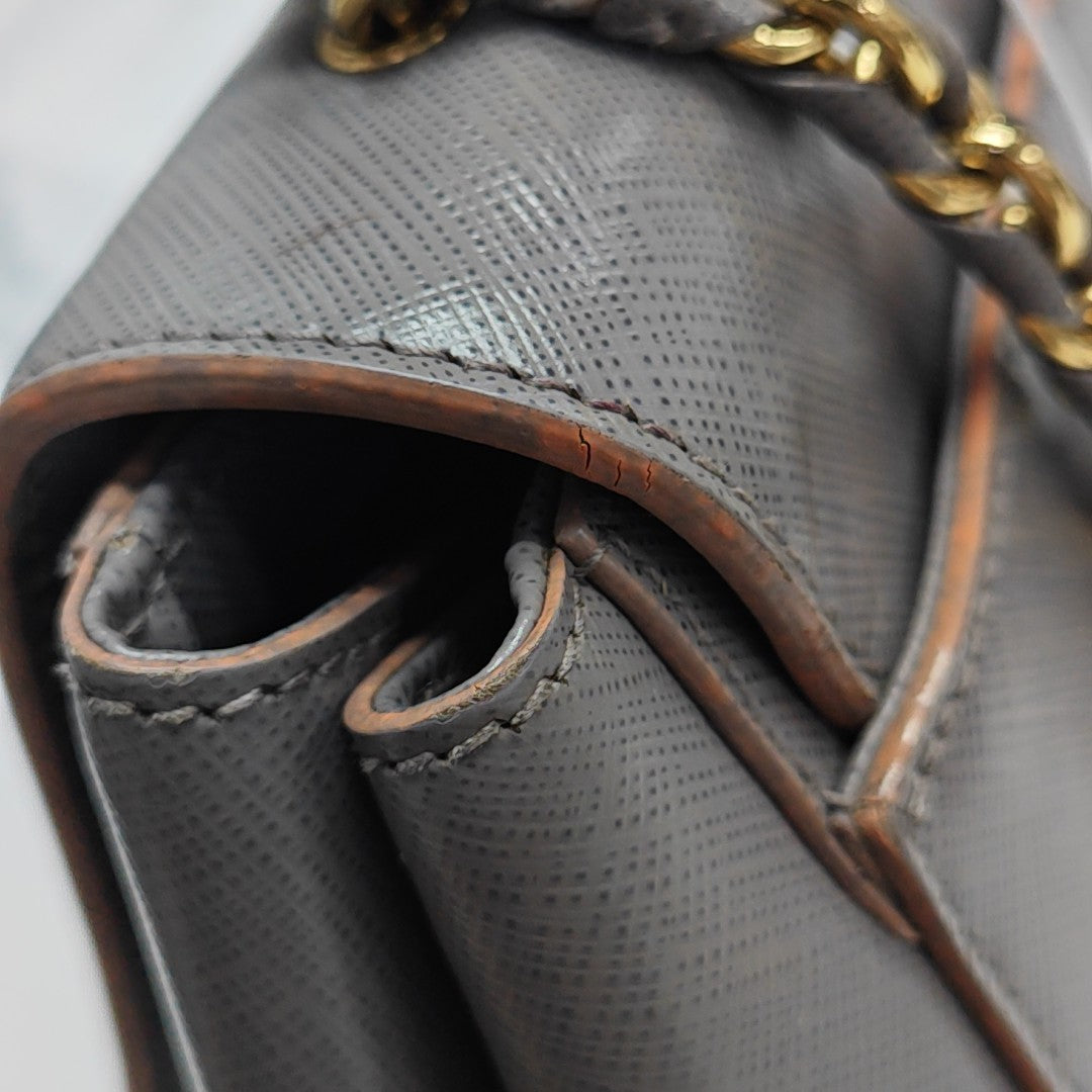 Carrie Calfskin Gray